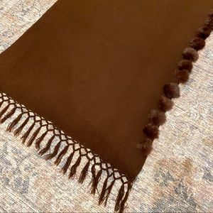 Rich Brown Scarf